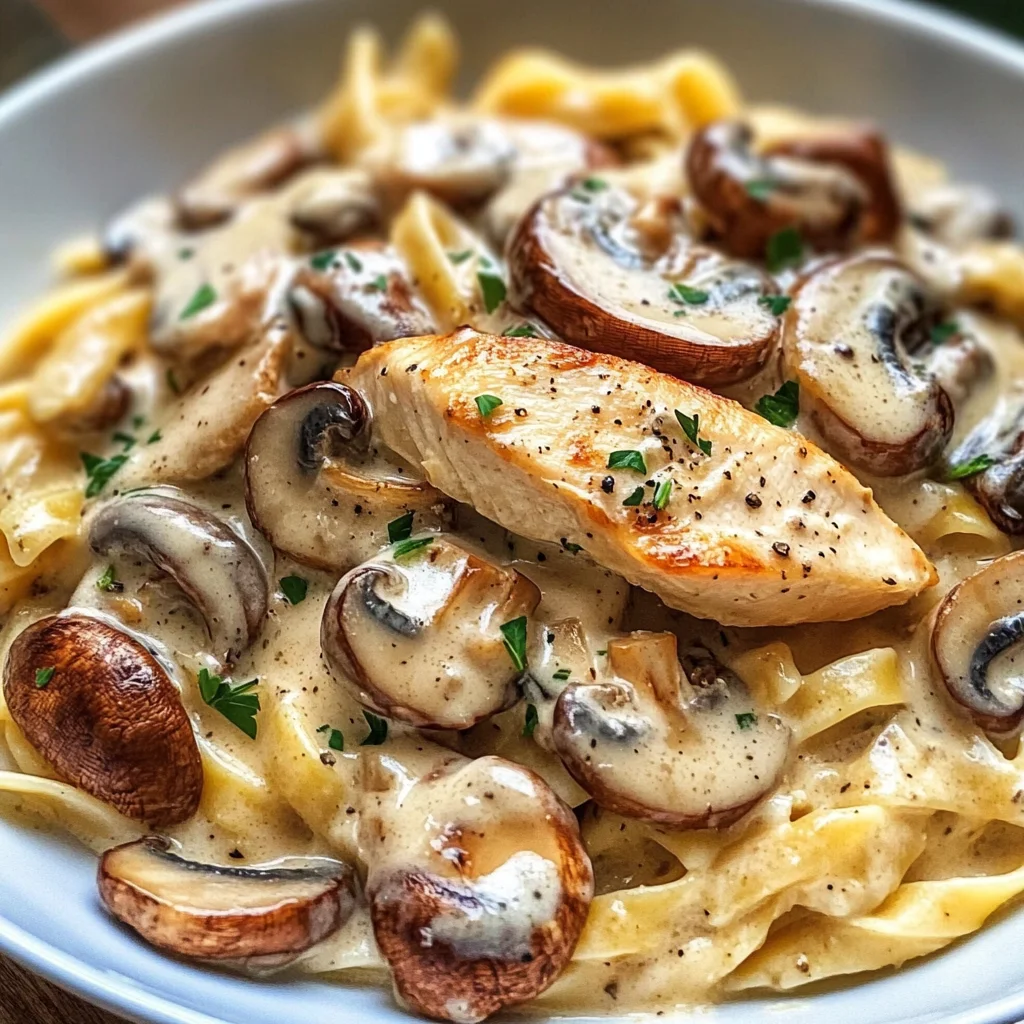 Chicken Mushroom Pasta