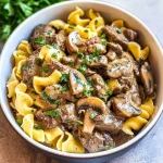 Instant Pot Beef Stroganoff