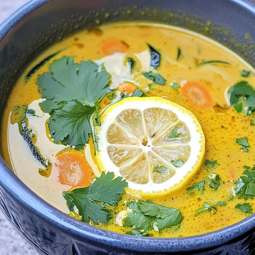 Keto Turmeric Zucchini Soup