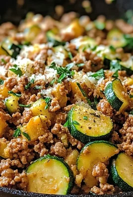 25-Minute Ground Turkey and Zucchini Skillet