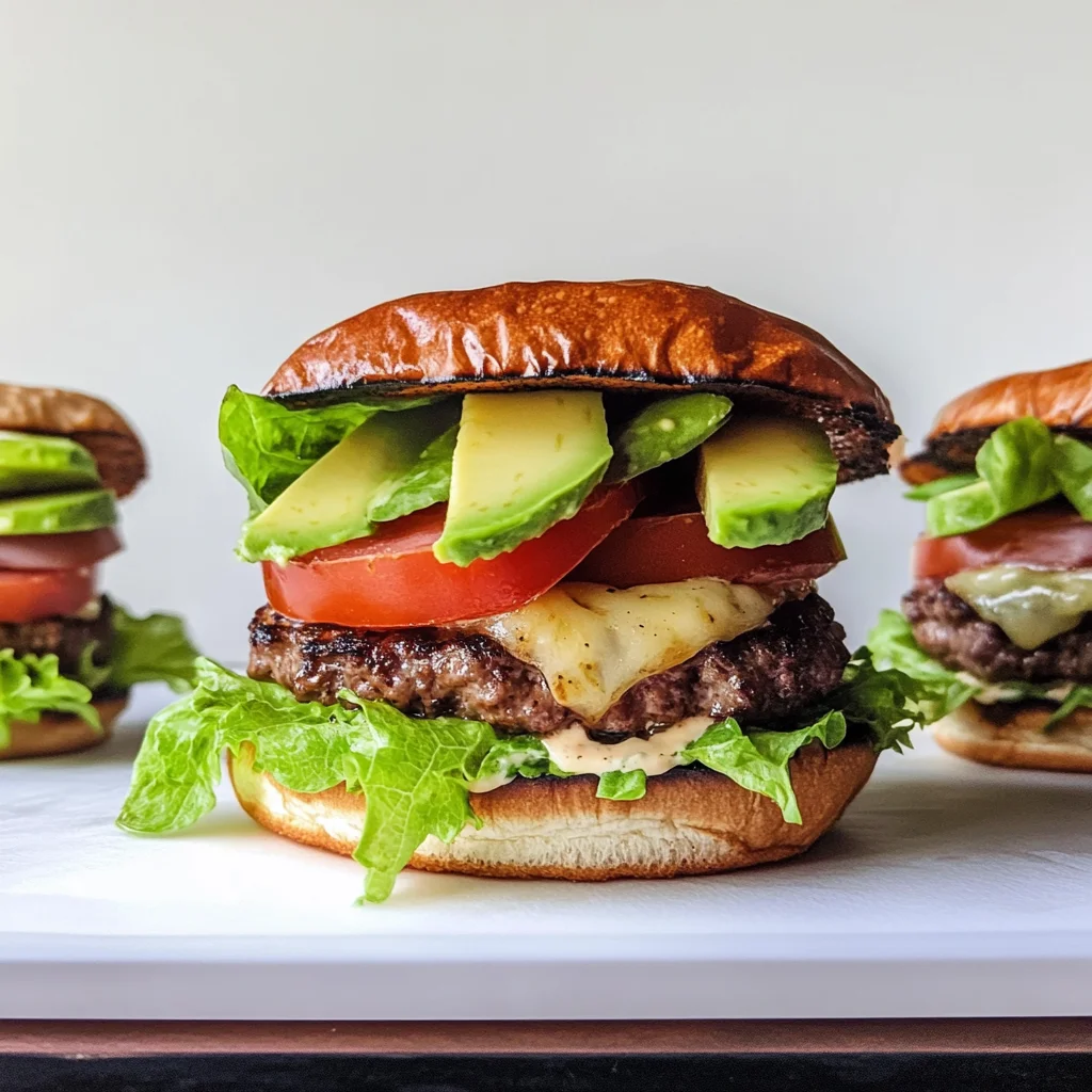 Amazing Garlic Burgers