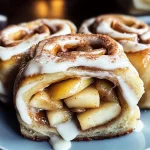 Apple Cinnamon Rolls with Cream Cheese Frosting