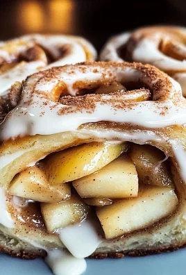 Apple Cinnamon Rolls with Cream Cheese Frosting