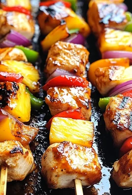 BBQ Pineapple Chicken Kabobs