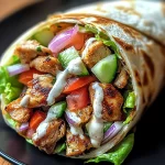 Chicken Shawarma Wrap Sandwich