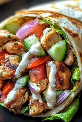 Chicken Shawarma Wrap Sandwich