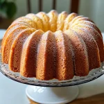 Classic Vanilla Bundt Cake with a Buttery Crumb Recipe