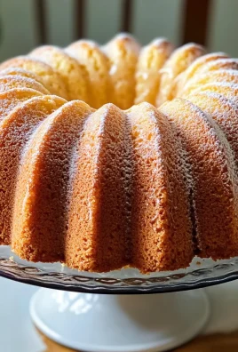 Classic Vanilla Bundt Cake with a Buttery Crumb Recipe