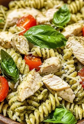Creamy Chicken Pesto Pasta Salad