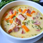 Creamy Keto Ham Bone Soup With Veggies