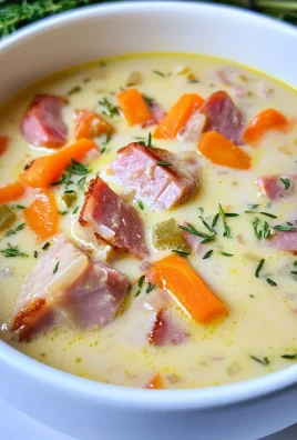 Creamy Keto Ham Bone Soup With Veggies