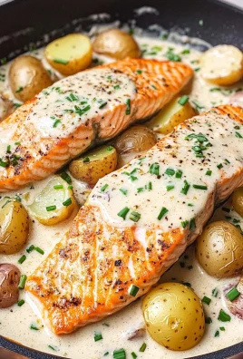 Creamy Salmon and Potato Skillet