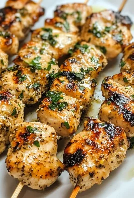Delicious Grilled Ranch Garlic Parmesan Chicken Skewers Recipe