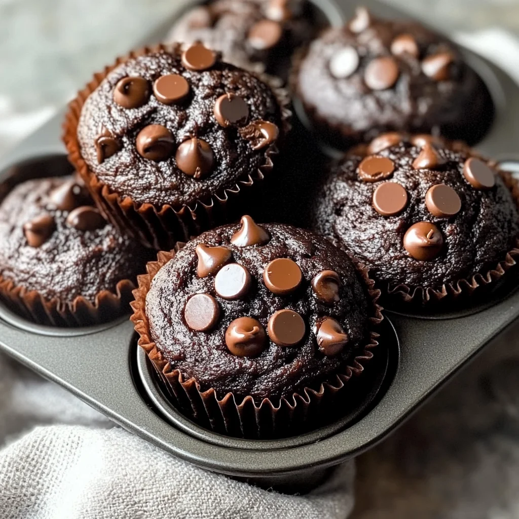 Double Chocolate Chip Muffins