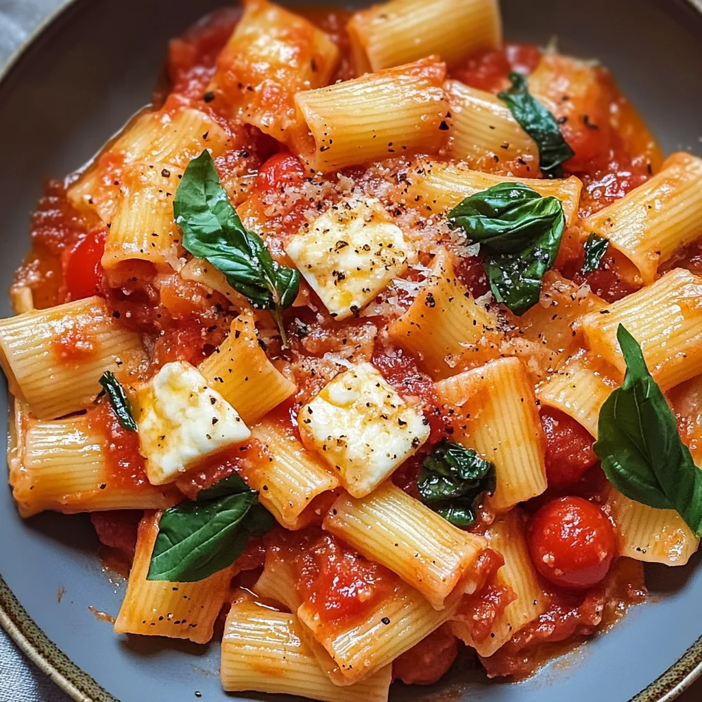 Easy Pasta alla Sorrentina Recipe with Smoked Scamorza and Tomatoes