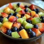 Fruit Cups with Honey-Lime Dressing