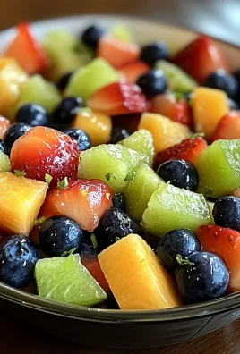 Fruit Cups with Honey-Lime Dressing