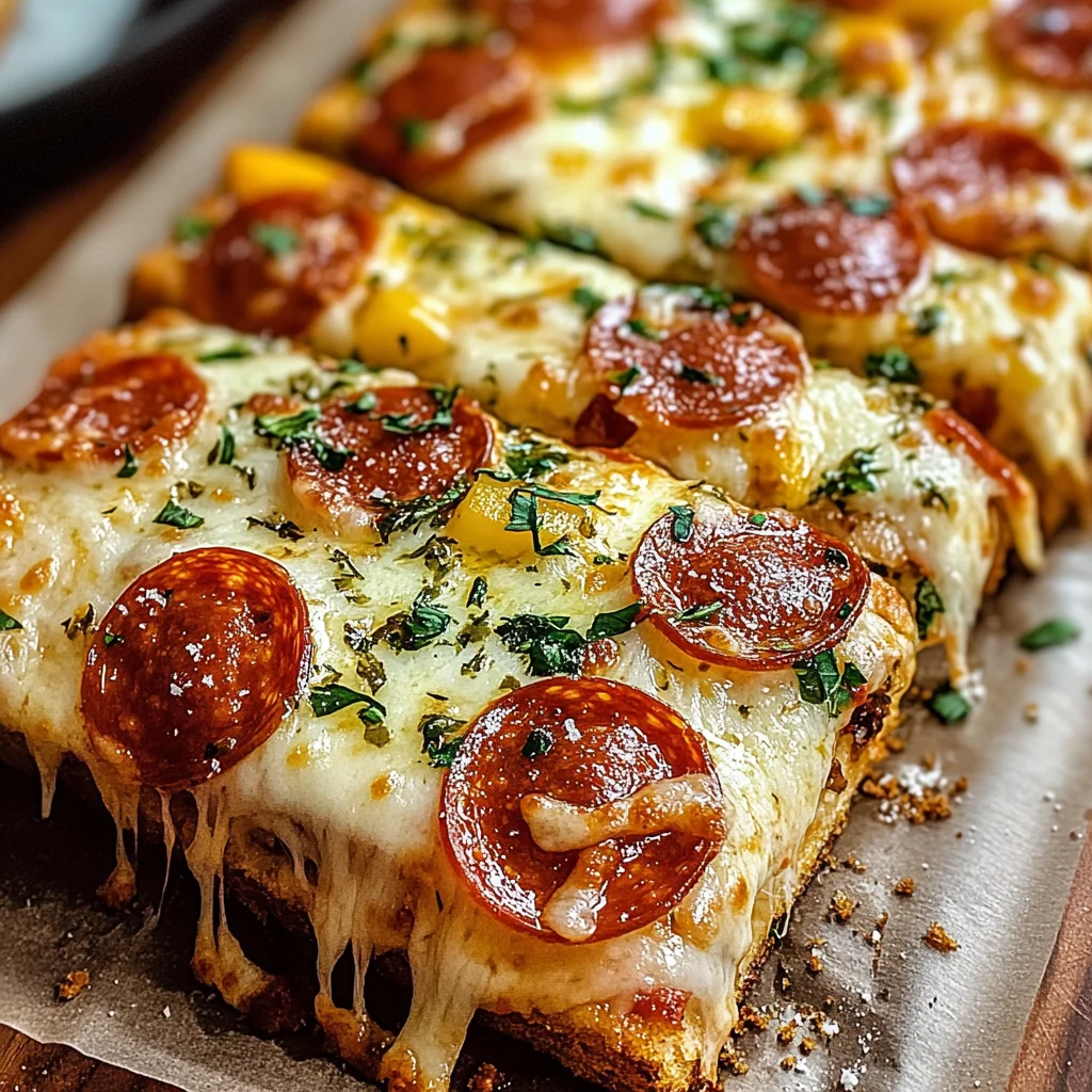 Garlic Bread Pizza