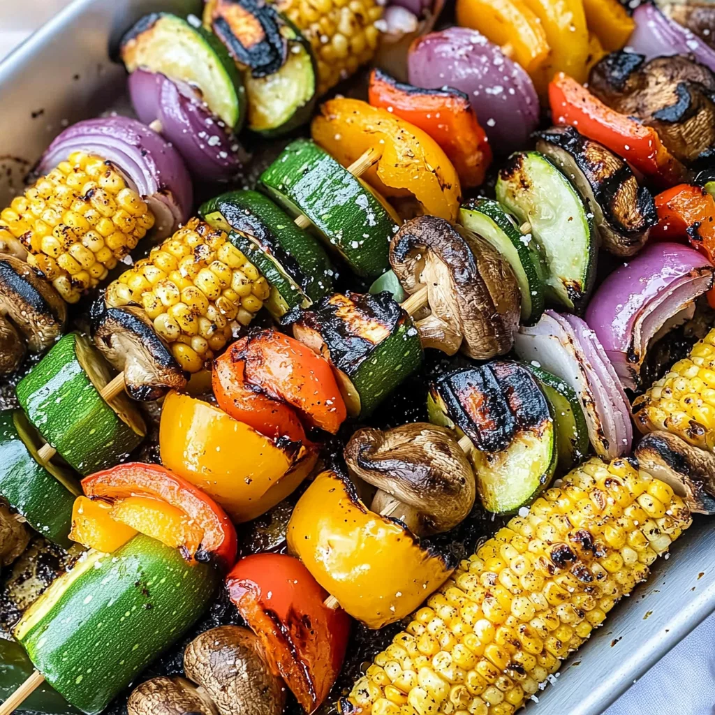 Grilled Veggie Kabobs