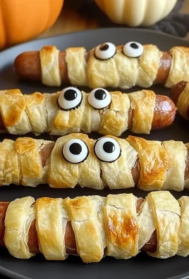 Halloween Mummy Sausages