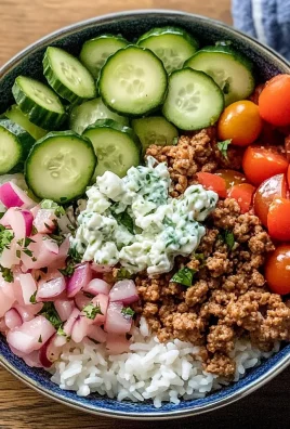 Healthy Greek Ground Turkey Rice Bowl