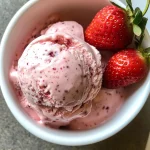 Homemade Strawberry Ice Cream