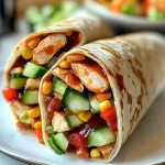 Irresistible Sweet Chili Chicken Wrap Sandwich Recipe