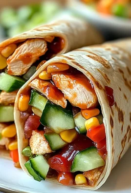Irresistible Sweet Chili Chicken Wrap Sandwich Recipe