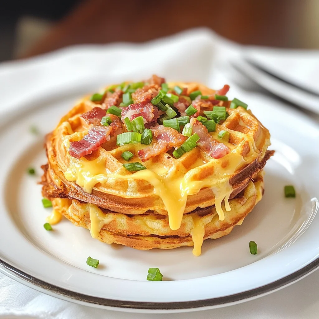 Keto Bacon Egg and Cheese Chaffles