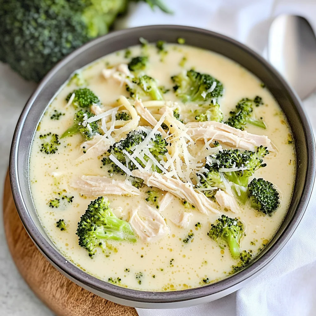 Keto Chicken Alfredo Soup