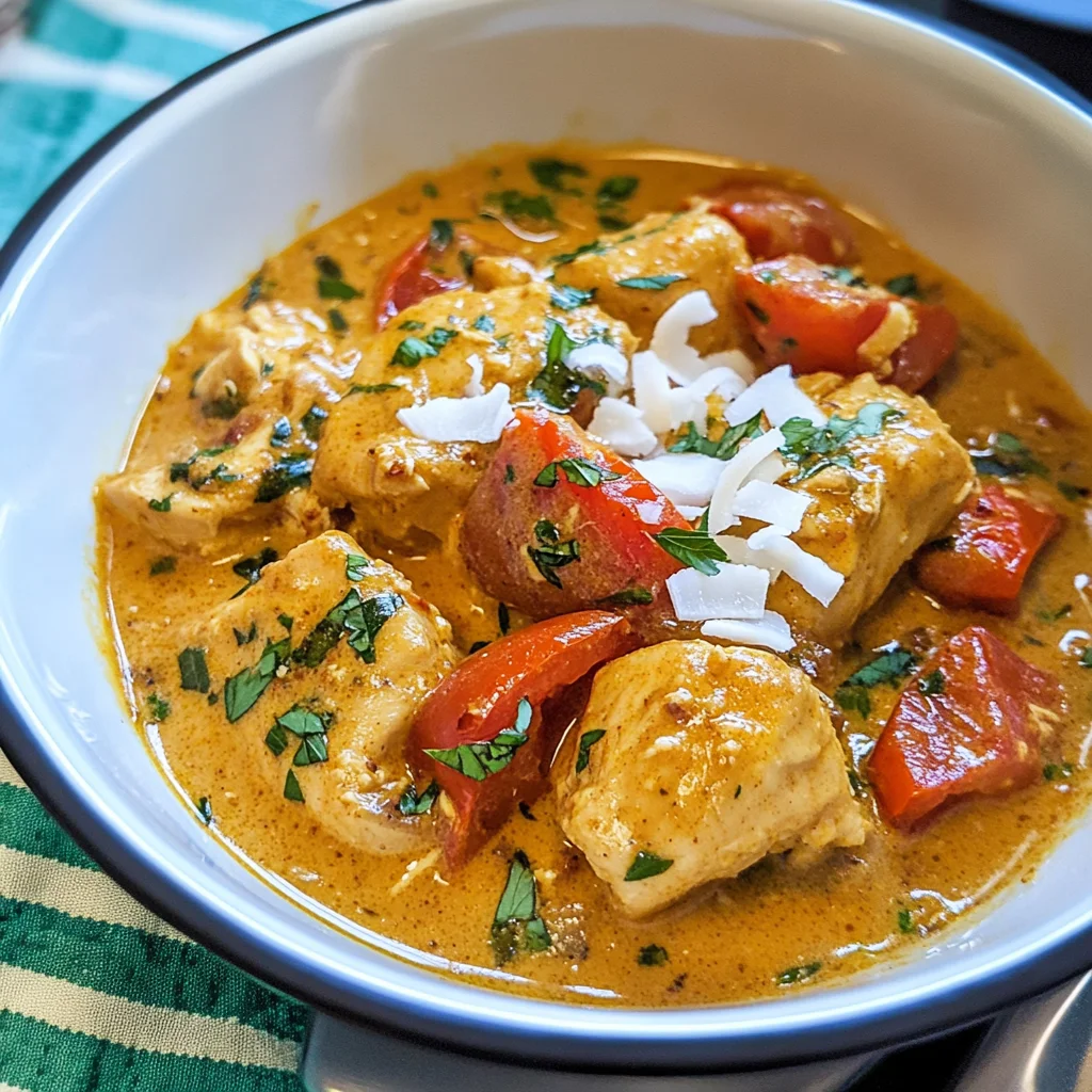 Keto Coconut Chicken Curry