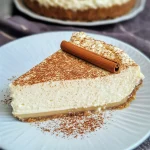 Keto Eggnog Cheesecake