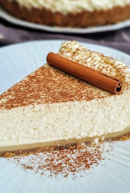 Keto Eggnog Cheesecake