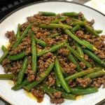 Keto Ground Beef and String Beans