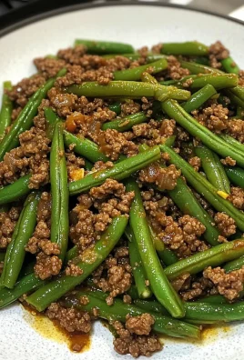 Keto Ground Beef and String Beans