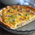 Keto Ham and Cheese Quiche