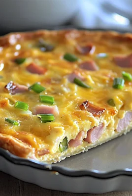 Keto Ham and Cheese Quiche