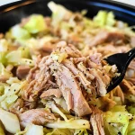 Keto Slow Cooker Kalua Pork and Cabbage
