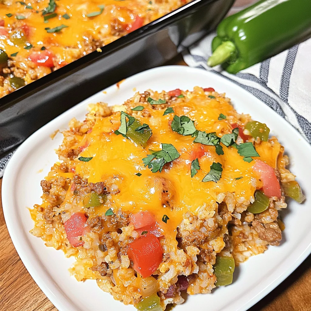 Keto Taco Rice Casserole