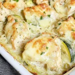 Keto Zucchini Bake With Chicken