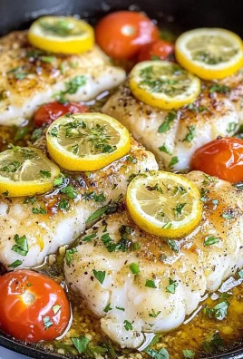 Lemon Garlic Baked Cod Recipe