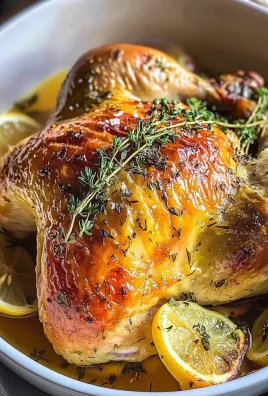 Lemon Herb Butter Roast Chicken (Whole Chicken Recipe)