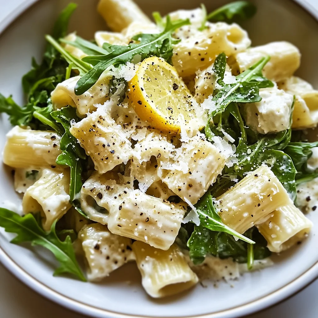 Lemon Ricotta Pasta with Arugula
