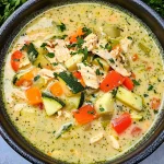 Low-Carb Creamy Italian Zucchini Soup