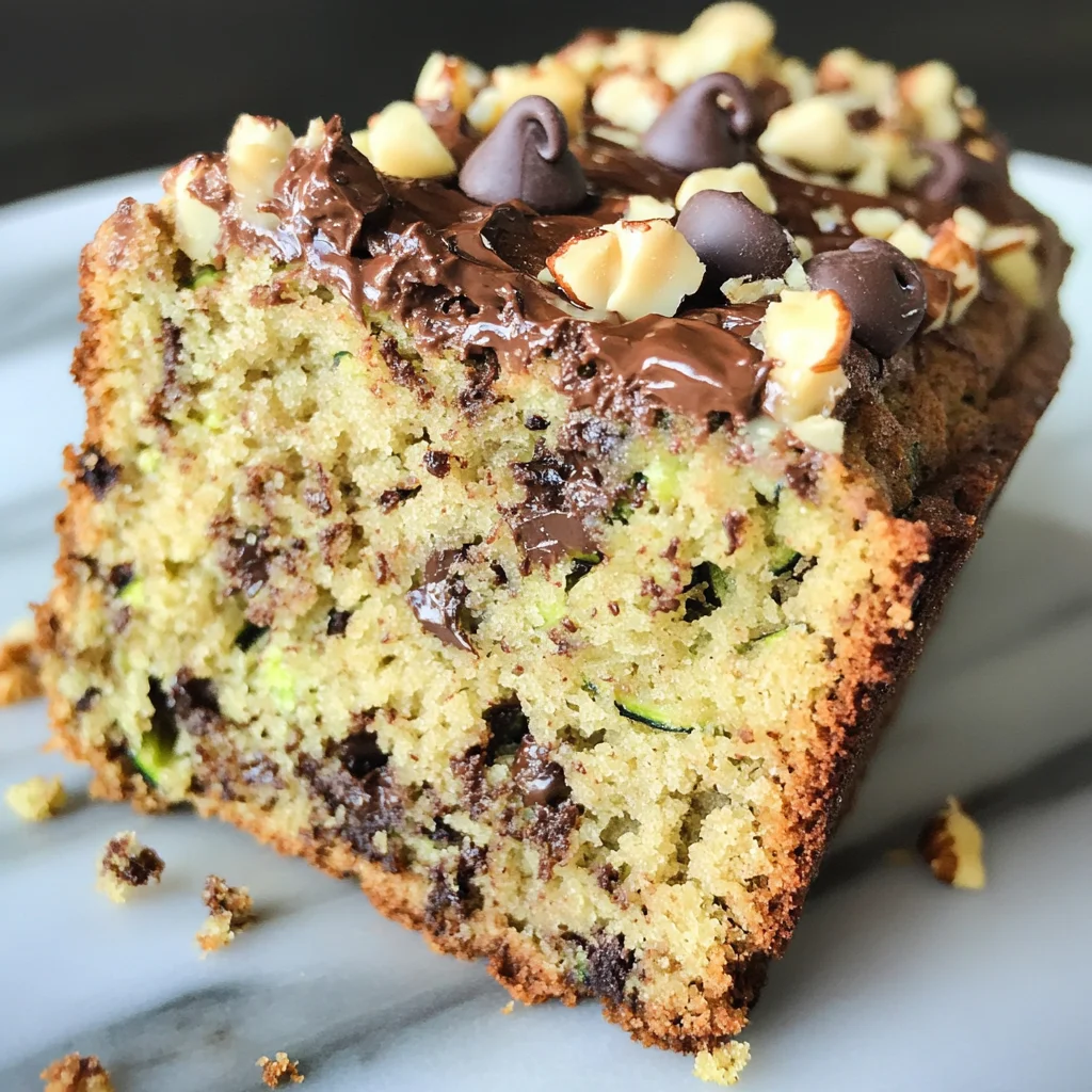 Low Carb Chocolate Chip Zucchini Bread