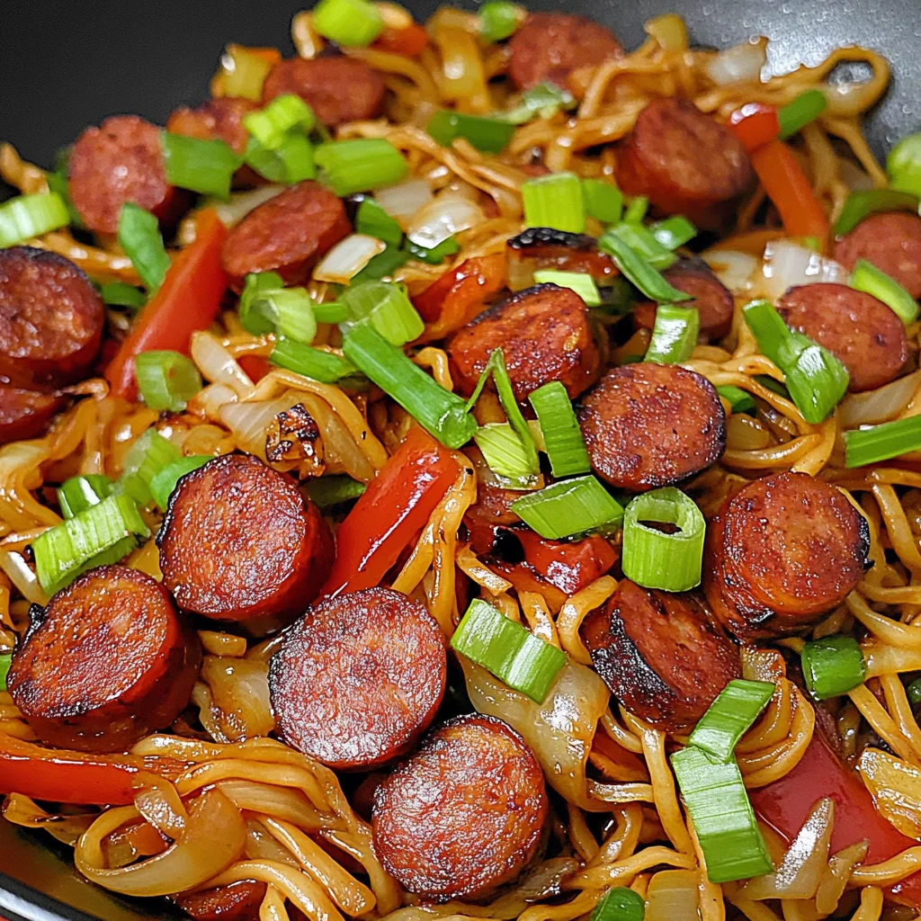 Low Carb Kielbasa Low Mein