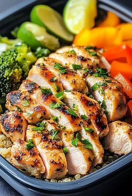 Meal Prep Baked Lime Chicken Bowls