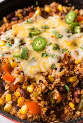 Mexican Beef & Rice Skillet