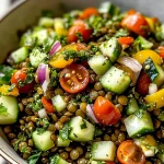 My Favorite Crunchy Lentil Salad
