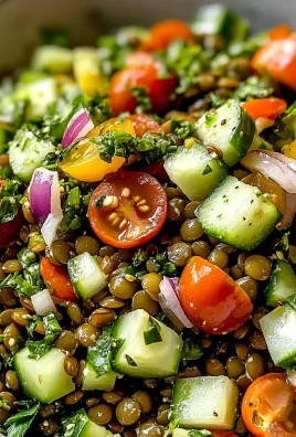 My Favorite Crunchy Lentil Salad
